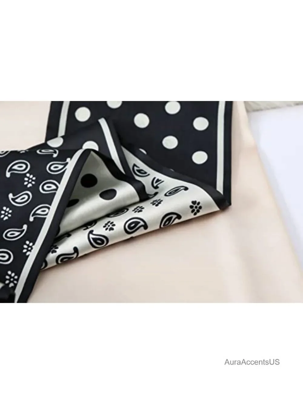 Silky Soft Polyester Long Skinny Scarf Headband Hair Accessory Neckerchief